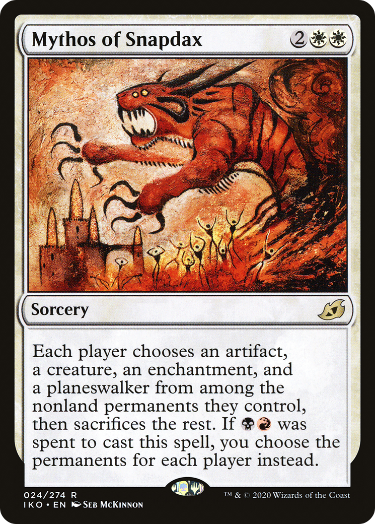 Mythos of Snapdax [Ikoria: Lair of Behemoths] Foil