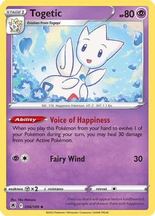 Togetic 056/189 - SWSH10 Astral Radiance