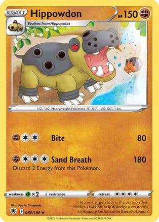 Hippowdon 080/189 - SWSH10 Astral Radiance