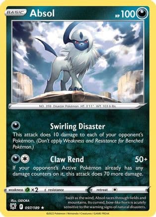 Absol (097/189) [Sword & Shield: Astral Radiance] Reverse Holofoil