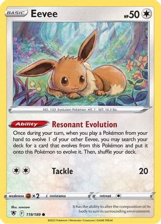 Eevee 119/189 - SWSH10 Astral Radiance