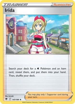Irida 147/189 - SWSH10 Astral Radiance Reverse Holofoil