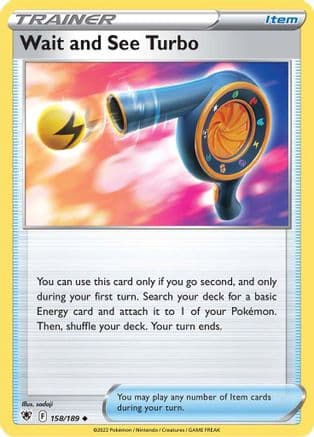 Wait and See Turbo 158/189 - SWSH10 Astral Radiance Reverse Holofoil