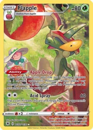 Flapple TG02/30 - SWSH10 Astral Radiance Trainer Gallery Holofoil