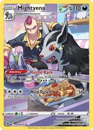 Mightyena TG09/30 - SWSH10 Astral Radiance Trainer Gallery Holofoil