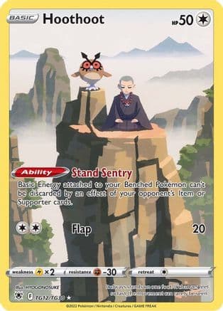 Hoothoot TG12/30 - SWSH10 Astral Radiance Trainer Gallery Holofoil