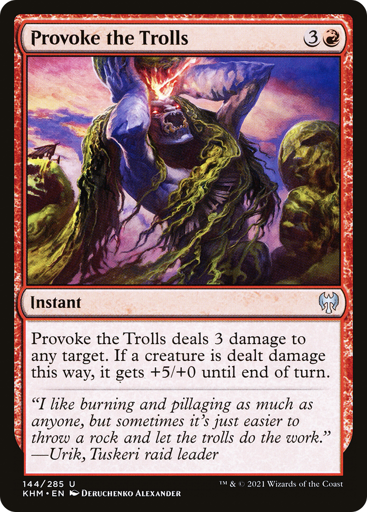 Provoke the Trolls [Kaldheim] Foil