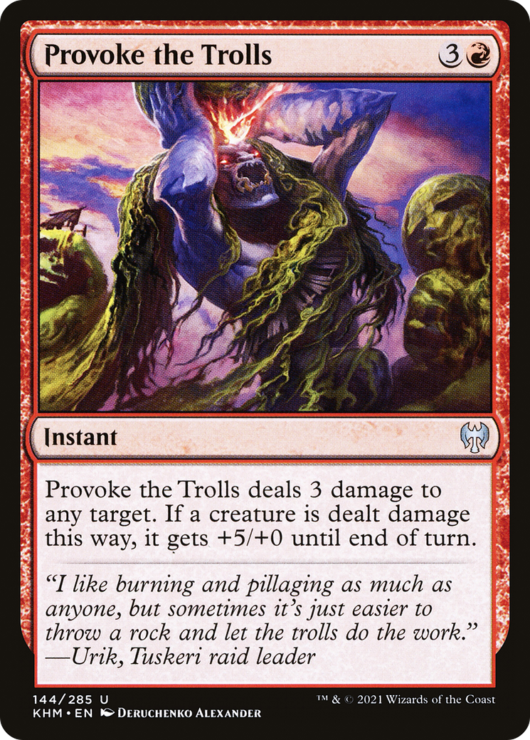 Provoke the Trolls [Kaldheim] Foil