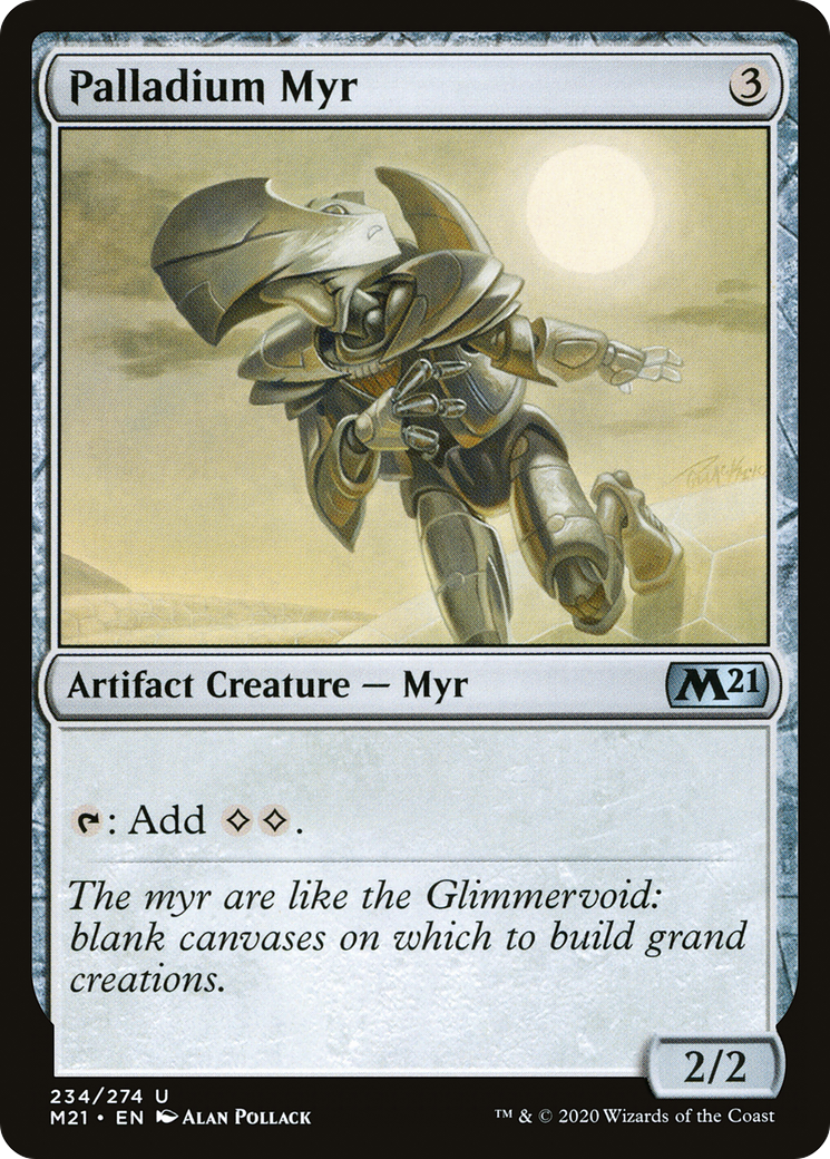 Palladium Myr [Core Set 2021] Foil