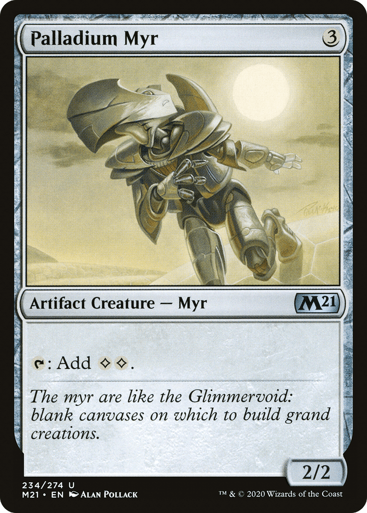 Palladium Myr [Core Set 2021] Foil