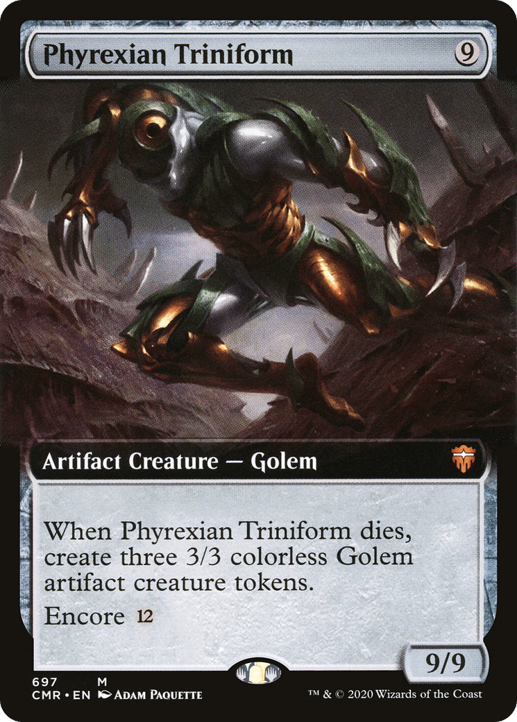 Phyrexian Triniform (Extended Art) [Commander Legends] Foil