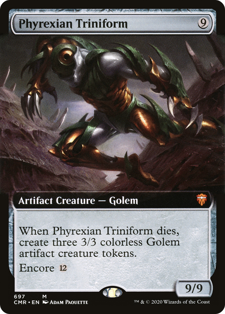 Phyrexian Triniform (Extended Art) [Commander Legends] Foil