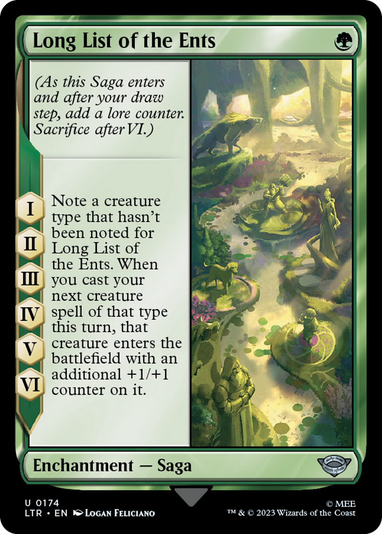 Long List of the Ents [The Lord of the Rings: Tales of Middle-Earth] Foil