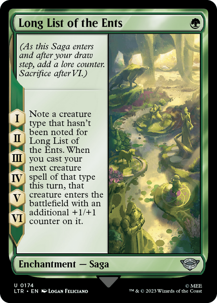 Long List of the Ents [The Lord of the Rings: Tales of Middle-Earth] Foil