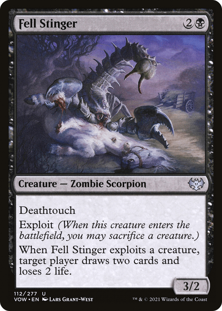 Fell Stinger [Innistrad: Crimson Vow] Foil