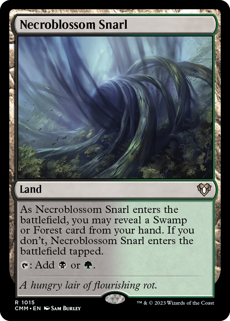 Necroblossom Snarl [Commander Masters]