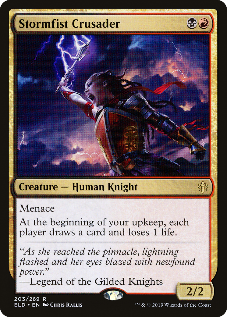 Stormfist Crusader [Throne of Eldraine] Foil