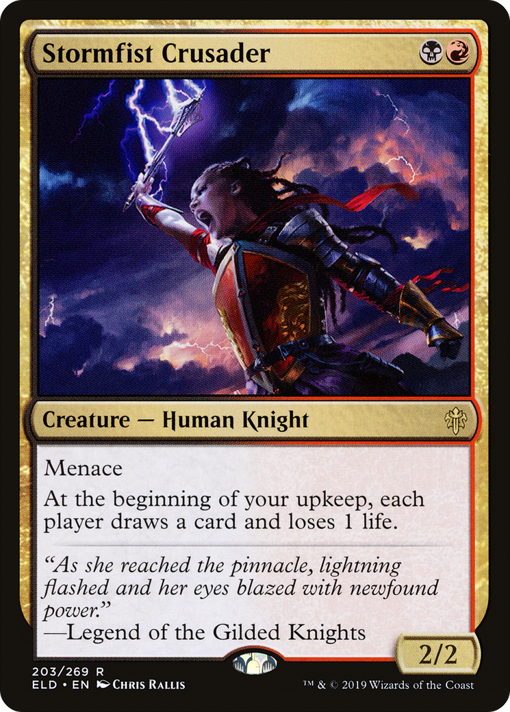 Stormfist Crusader [Throne of Eldraine] Foil
