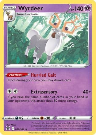 Wyrdeer 69/189 - Deck Exclusives