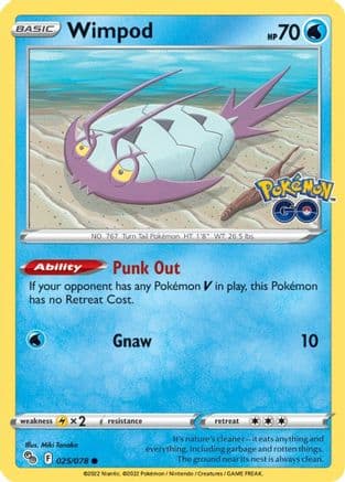Wimpod 025  Pokemon GO - Common