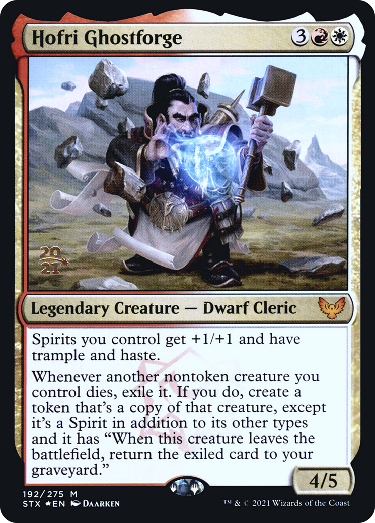 Hofri Ghostforge (PSTX-192S) - Strixhaven: School of Mages Promos Foil