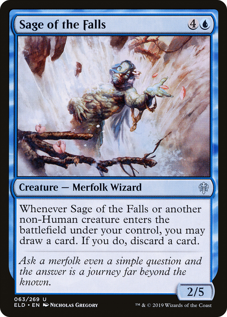 Sage of the Falls [Throne of Eldraine] Foil