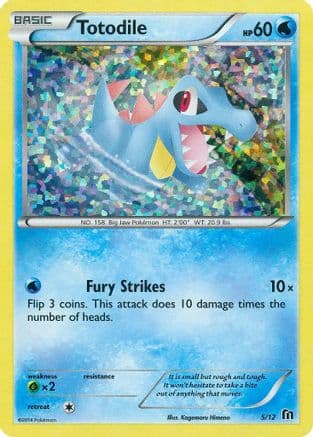 Totodile 5/12 - McDonalds Promos 2016 Holofoil