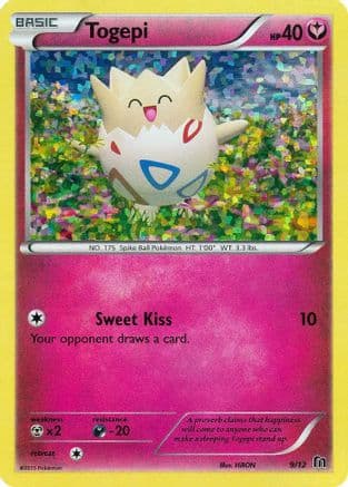 Togepi 9/12 - McDonalds Promos 2016 Holofoil
