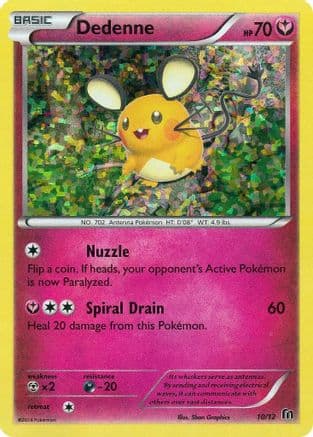 Dedenne 10/12 - McDonalds Promos 2016 Holofoil