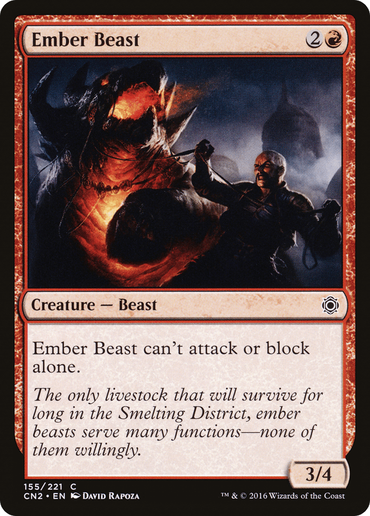 Ember Beast [Conspiracy: Take the Crown] Foil