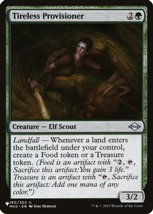 Tireless Provisioner |  (180/303) [The List Reprints]