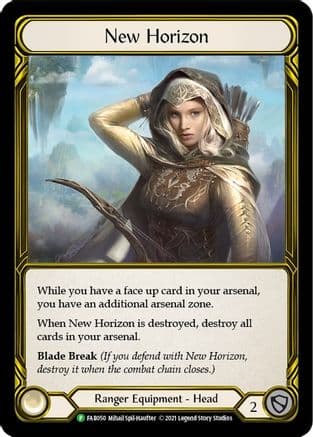 New Horizon (Golden) - FAB050 (FAB050) - Flesh and Blood: Promo Cards