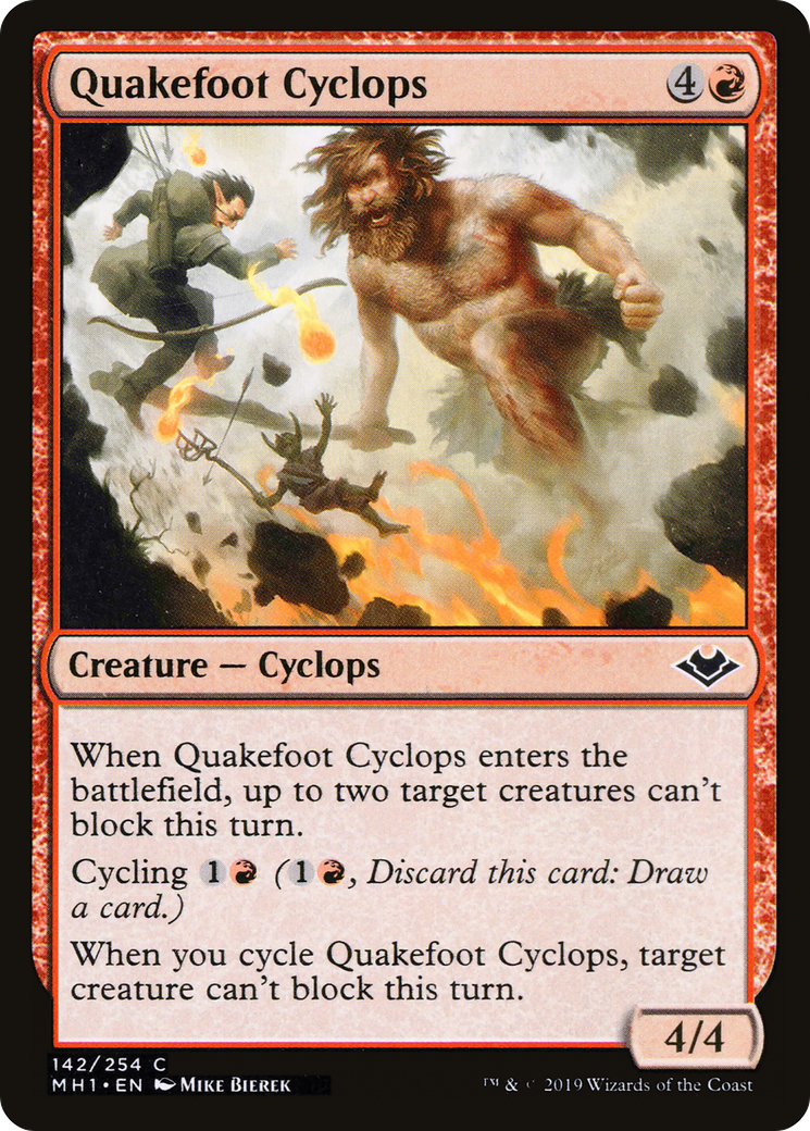 Quakefoot Cyclops [Modern Horizons] Foil