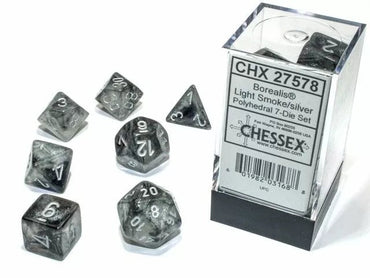 CHX 27578 Polyhedral Borealis Light Smoke/silver Luminary 7-Die Set