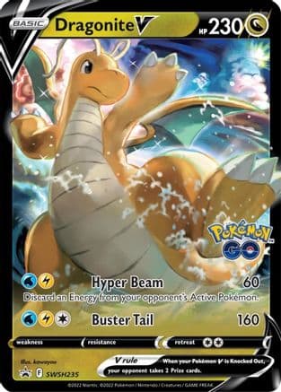 Dragonite V SWSH235  - Holofoil SWSH Sword & Shield Promo Cards - Promo