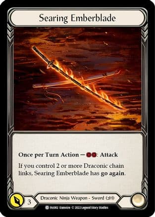 Searing Emberblade (FAI002) - Blitz Deck: Uprising - Fai