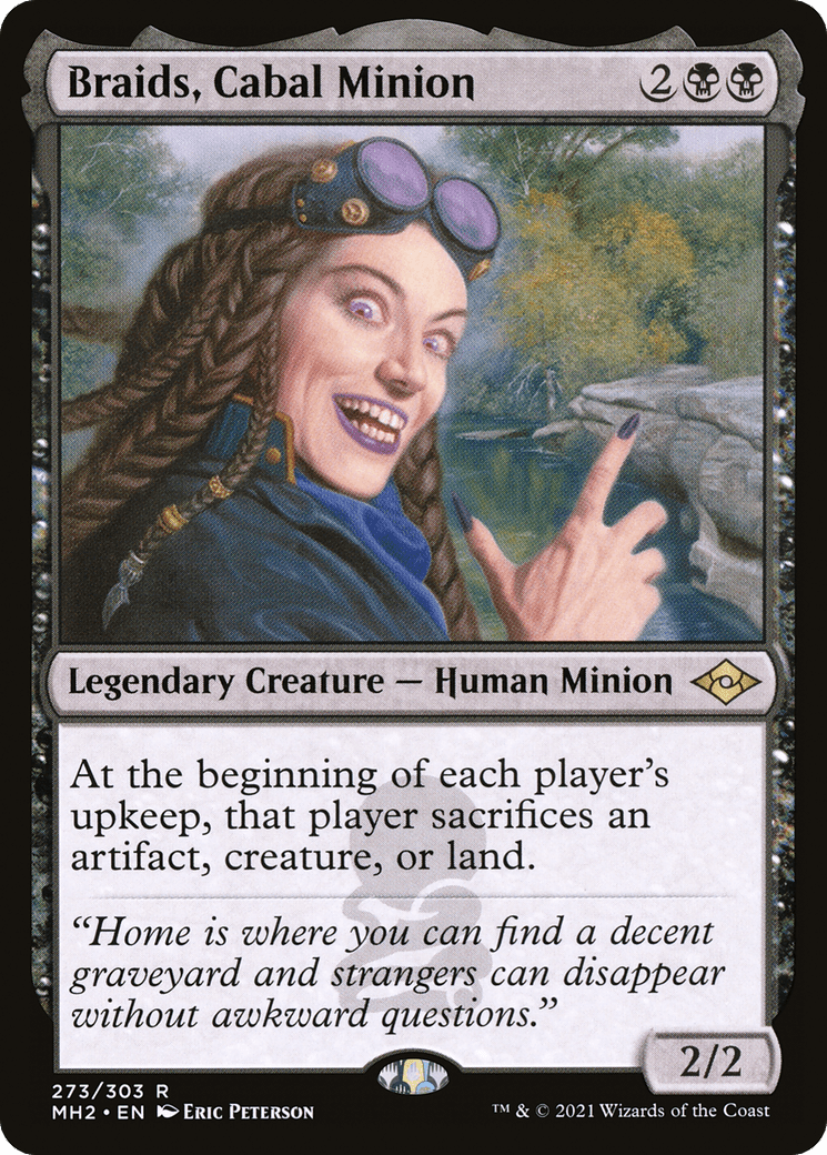 Braids, Cabal Minion (MH2-273) - Modern Horizons 2 Etched Foil