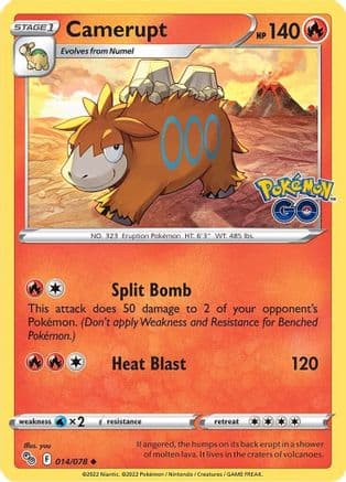 Camerupt 014/78 - Pokemon GO