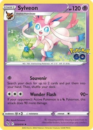 Sylveon 035/78 - Pokemon GO Reverse Holofoil