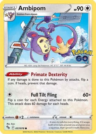 Ambipom 057/78 - Pokemon GO