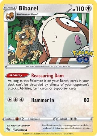 Bibarel 060/78 - Pokemon GO