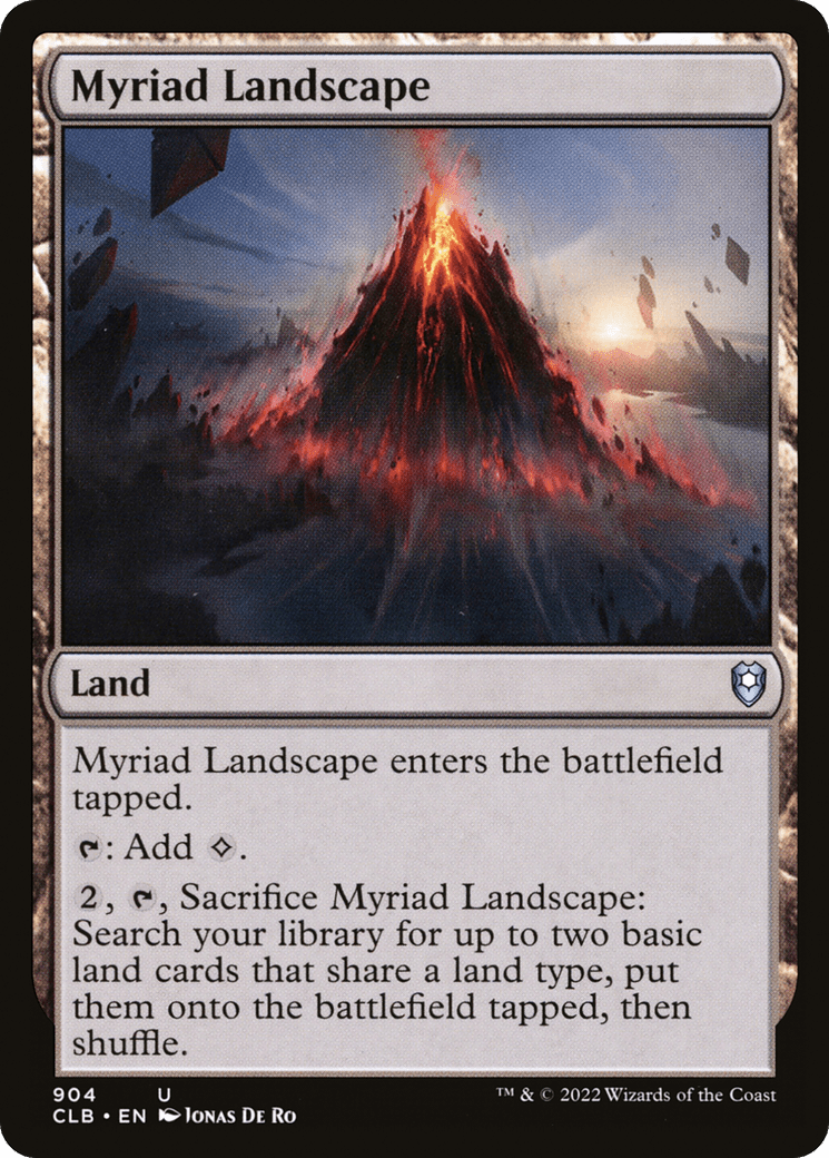 Myriad Landscape (CLB-904) - Commander Legends: Battle for Baldur's Gate
