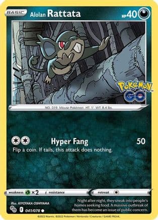 Alolan Rattata 041/78 - Pokemon GO