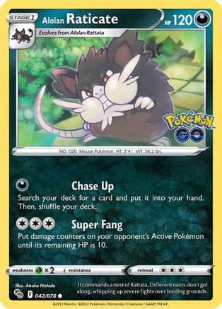 Alolan Raticate 042/78 - Pokemon GO