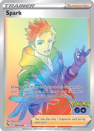 Spark (Secret) 085/78 - Pokemon GO Holofoil