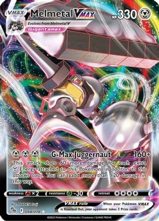 Melmetal VMAX 048/78 - Pokemon GO Holofoil