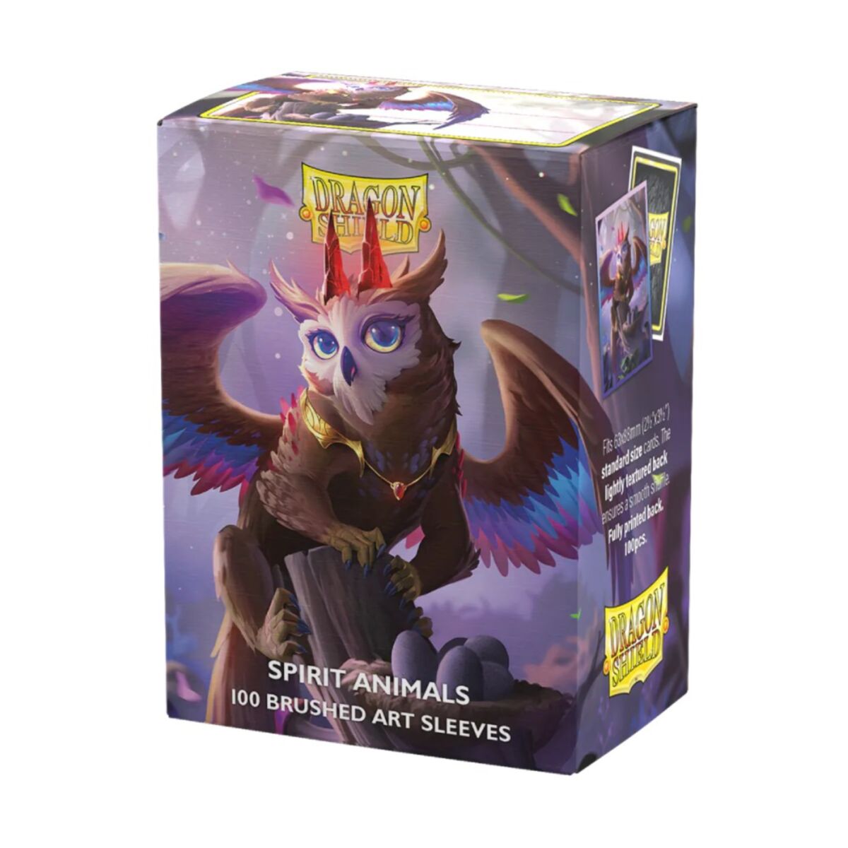 Dragon Shield | Standard Size Sleeves | 100ct | The Dragowlis (Brushed Art)