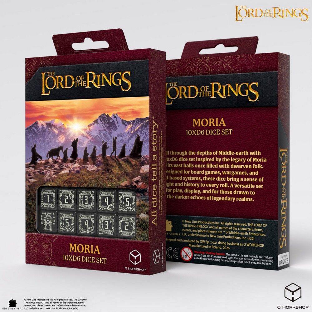 The Lord of the Rings | Moria | 10 x D6 Dice Set