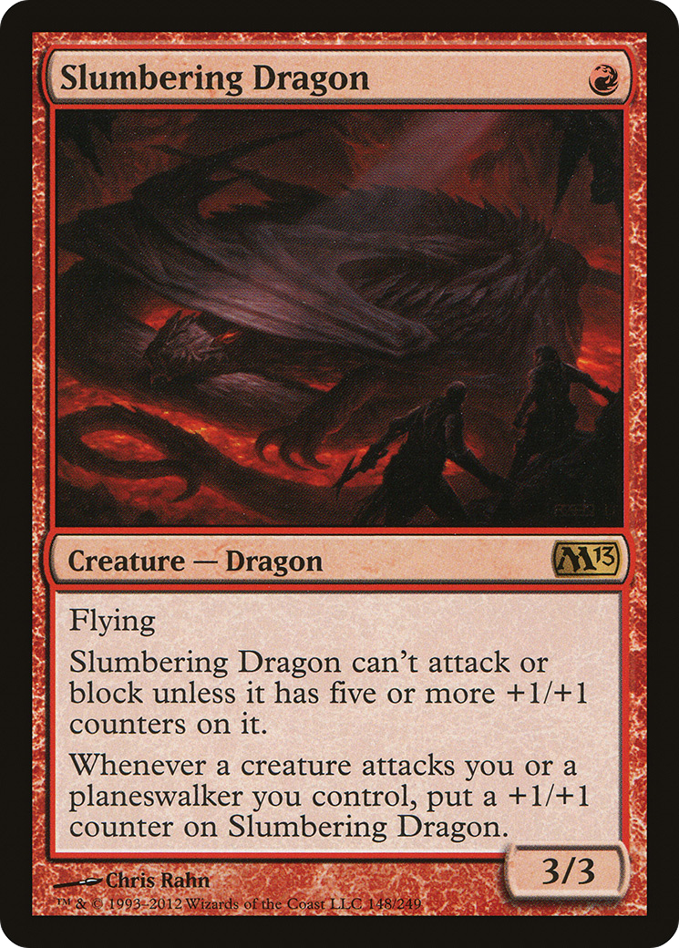 Slumbering Dragon [Magic 2013] Foil
