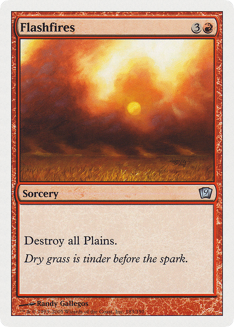 Flashfires [Ninth Edition] Foil